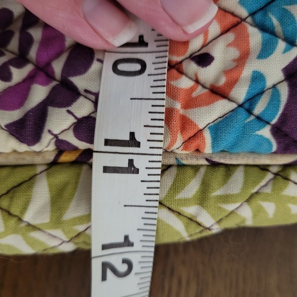 Vera Bradley Cross Body Mailbag-Plum Crazy - Picture 7 of 8